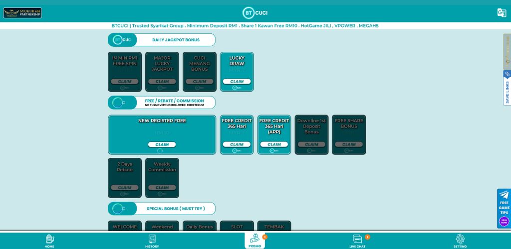 BTCUCI Free Credit Bonuses