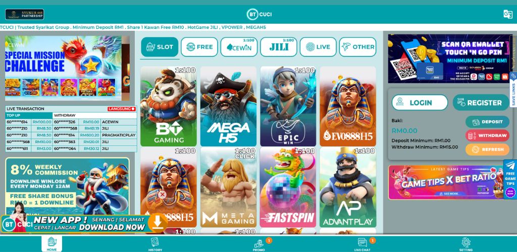 BTCUCI Official Casino Website